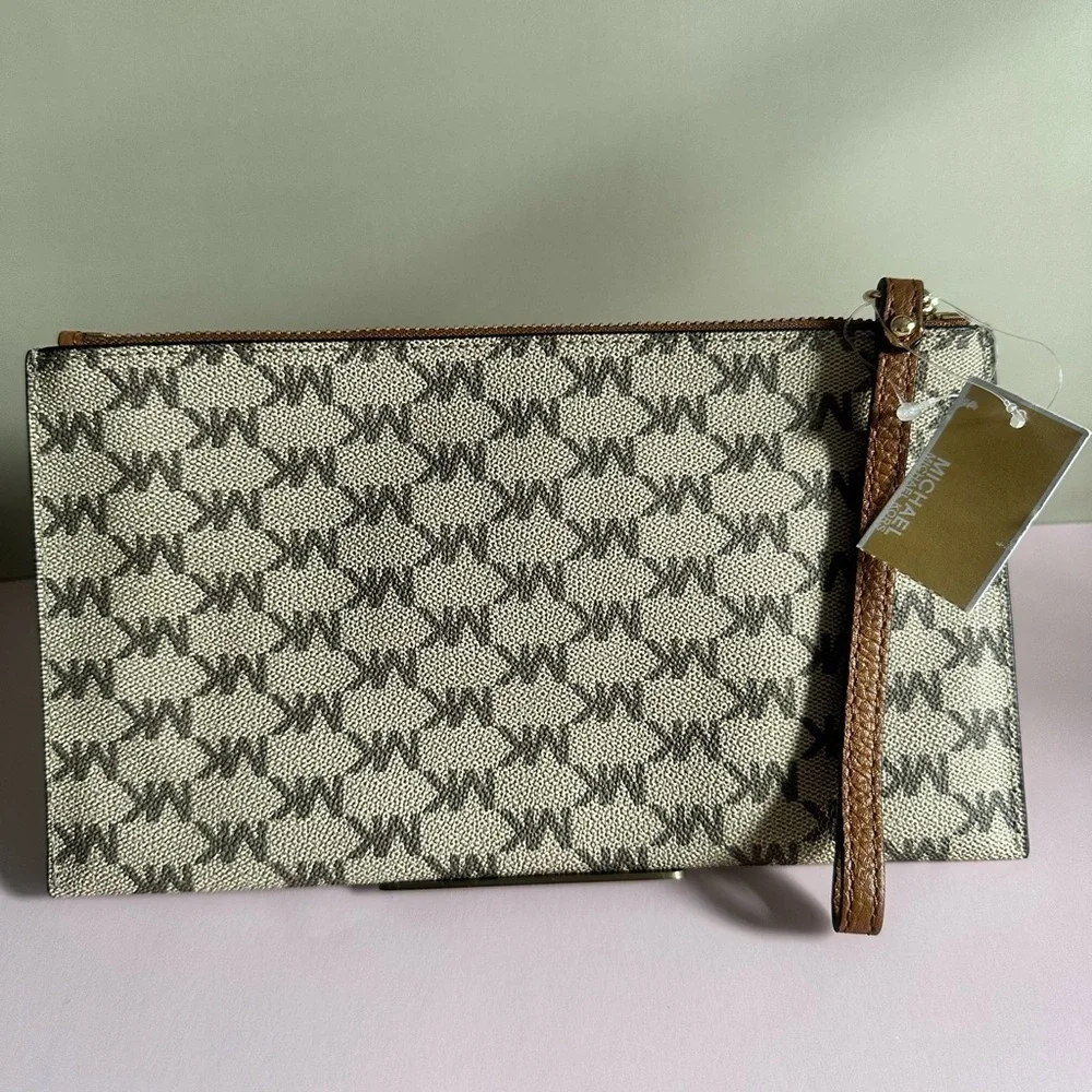 Michael Kors Monogrammed Wristlet - Picture 5 of 8